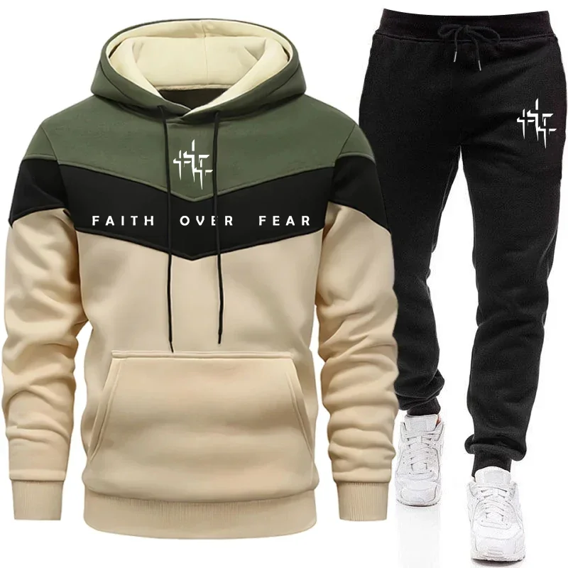 Faith Over Fear – męski dres s – Joggers Pants recenzja i cena
