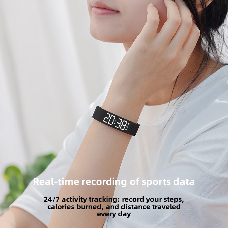 Cyfrowy budzik LED, regulowana – Running Watch recenzja i cena