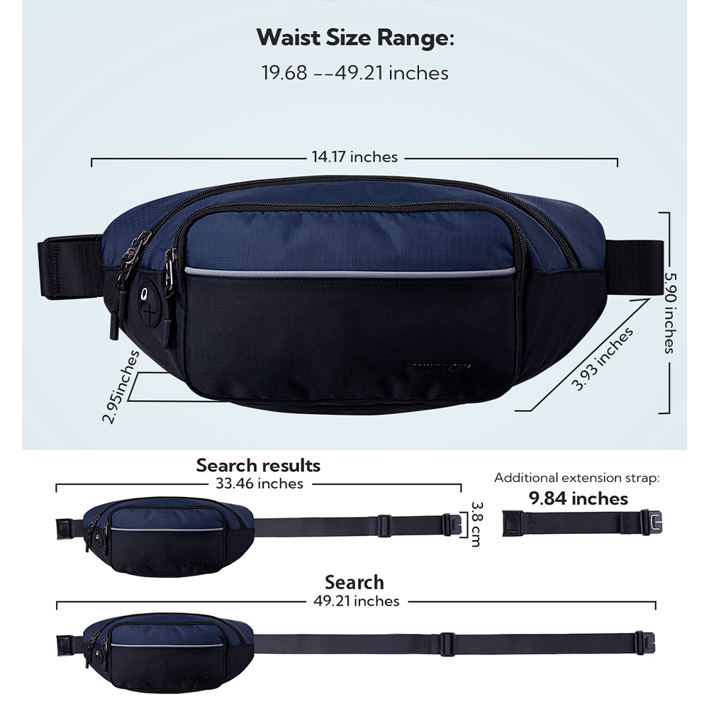 WATERFLY Fanny Pack Waist Bag  – Running Belt recenzja i cena
