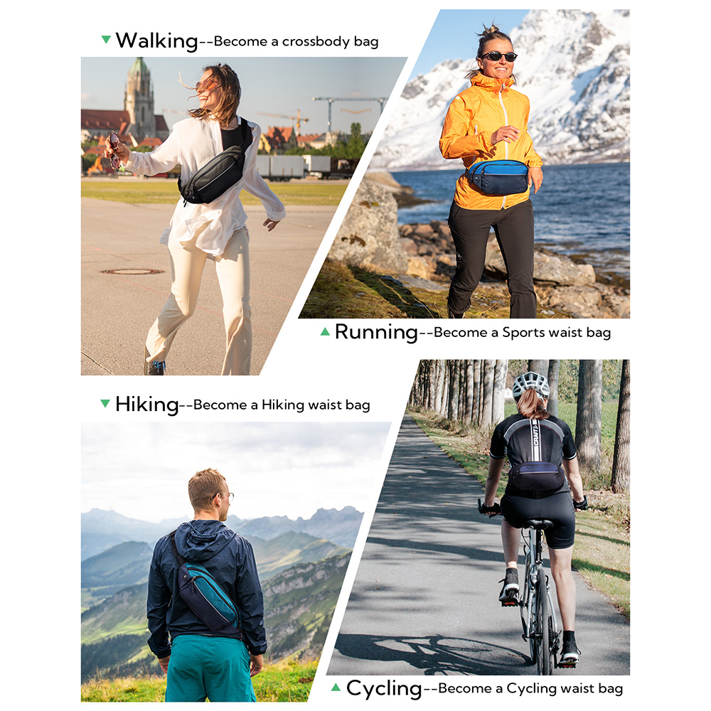 WATERFLY Fanny Pack Waist Bag  – Running Belt recenzja i cena